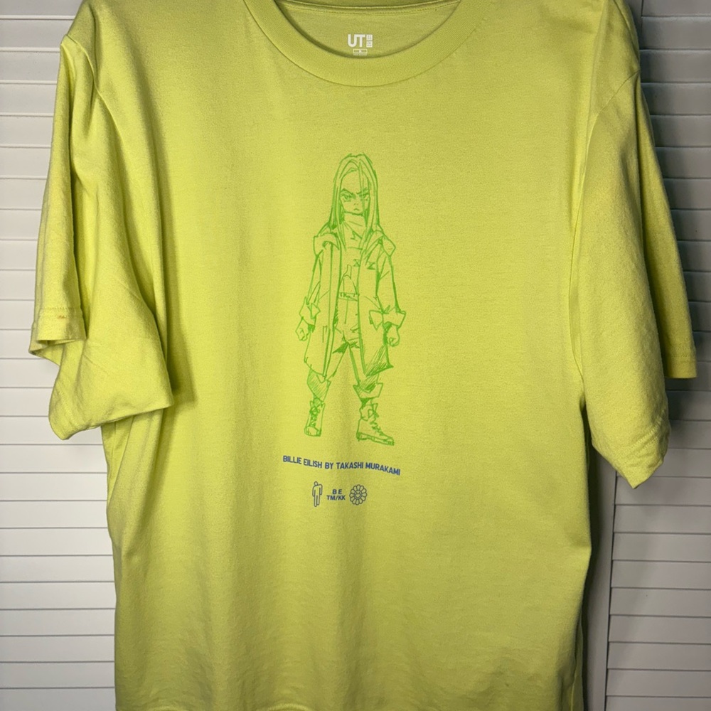 Takashi Murakami Uniqlo Billie Eilish T-Shirt - Lime Green XL Medium